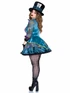 LA87334X, Plus Size Charming Darling Mad Hatter Side View