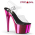 Hot Pink CHROME Stripper Shoes