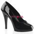 Fabulicious | FLAIR-480, 4.5" Platform Stiletto Heel Pumps black patent