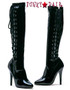 Fierce, 5 Inch Stiletto Heel Knee High Boot w/Inner Zipper * Fierce sz 5-14 * Made by ELLIE Shoes