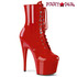 Pleaser Boots ADORE-1020 Color Red