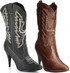 418-Cowgirl 4" Heel Ankle Costume Boots | 1031 Shoes