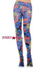 7147, Opaque tights with kaleidoscope prints