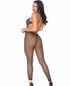 LA-89035, Crochet Net Footless Body Stocking Full Back View