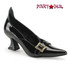 Funtasma | SALEM-06, Women's Witch Costume Shoes color Black Patent