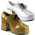 JAZZ-02G, Men Glitter Disco Shoe