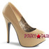 Bordello | TEEZE-06, Platform Pump Bordello Shoes color Tan