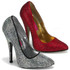Scandal-620R, 5.5 Inch High Heel with Rhinestones Pump by Bordello Shoes