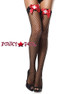 Black Stockings FishNet with Nurse Badge | Leg Avenue (9511)