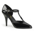 Vanity-415 Black T-strap pump Pleaser