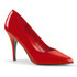 Vanity-420, 4 Inch Red Classic Pump By Pleaser