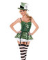 M9009, Mad Hatter costume includes bustier, skirt, hat and stockings