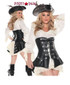 T0072, Rouge Pirate costume includes a dress and vest T0072, Rouge Pirate costume includes a dress and vest