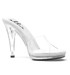 Ellie Shoes 421-Vanity 4.5" Clear Lucite Shoes