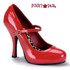 Pretty-50, 4.5 Inch Red maryjane platform Made By FUNTASMA