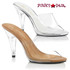 Fabulicious | CARESS-401, 4" Heel Clear evening Shoes