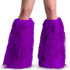 YETI-01, Purple Fur Boot Cover By Pleaser