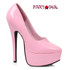 652-Prince 6.5" Pink Fetish Platform Pumps