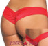 Rave Scrunch Back Micro Shorts | BodyZone 1244SL Color Red