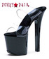 711-Coco, Color Black 7 Inch High Heel with 2.75 Inch Platform Exotic Dancer Shoes Made By ELLIE Shoes