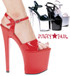 821-Juliet, 8 Inch High Heel with 3.75 Inch Platform Exotic Dancer Shoes Made By ELLIE Shoes