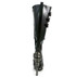 Hades Boots | Hyperion Spinal Heel Knee High Boot black back view