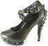 Razor Metallic Spine Heel | Hades TRITON Color pewter side view