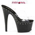 Stripper Shoes | Adore-701LS * One Line Rhinestones on Platform and Heel Slide Back View