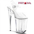 Infinity-908, 9 Inch Clear 9 Inch Heel Ankle Strap