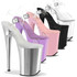 Pleaser Infinity-908, 9 Inch Extreme 9 Inch Heel Ankle Strap