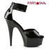 Stripper Shoes Delight-670-3, 6 Inch High Heel with 1.75 Inch Platform Wide Ankle Cuff Platform Sandal Side View Stripper Shoes Delight-670-3, 6 Inch High Heel with 1.75 Inch Platform Wide Ankle Cuff Platform Sandal Side View
