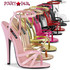 Pleaser | Domina-108, 6" Stiletto Heel Wrap Around Knotted Strap Sandal