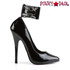 Domina-434 6" pump with Interchangeable Ankle Cuff side view