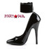 Devious Domina-434 6" pump with Interchangeable Ankle Cuff