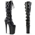 Infinity-2049, 9" Lace up with Buckles Knee High Boots | Pleaser