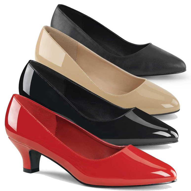 2 inch block heel pumps