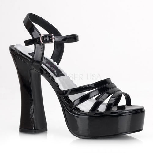black strappy heels size 12