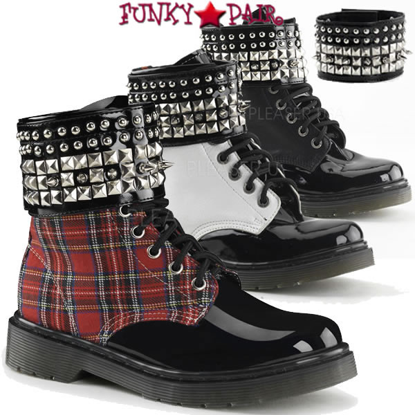 Spike and Studs Ankle Cuff Combat Boots