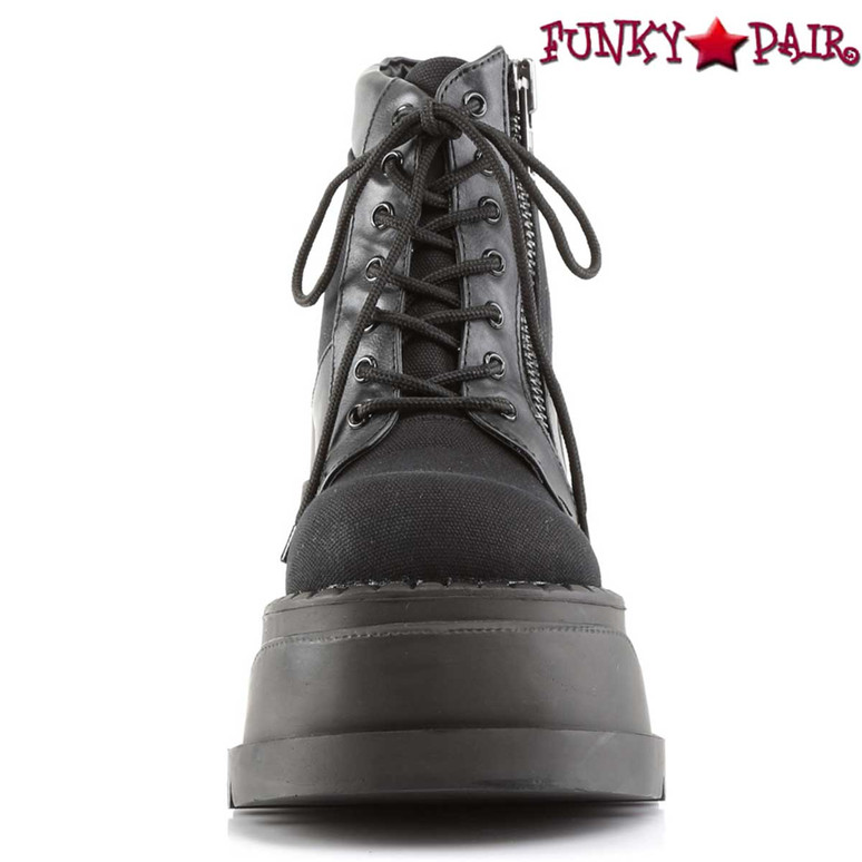 void stomper platform wedge boots