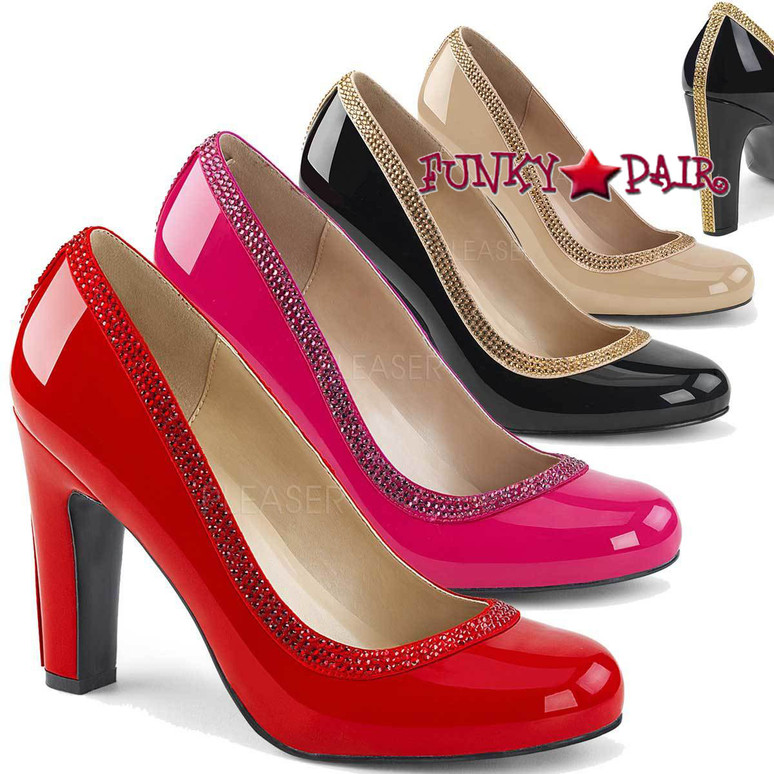 Drag Heels | Queen-04, Chunky Heel Pump 