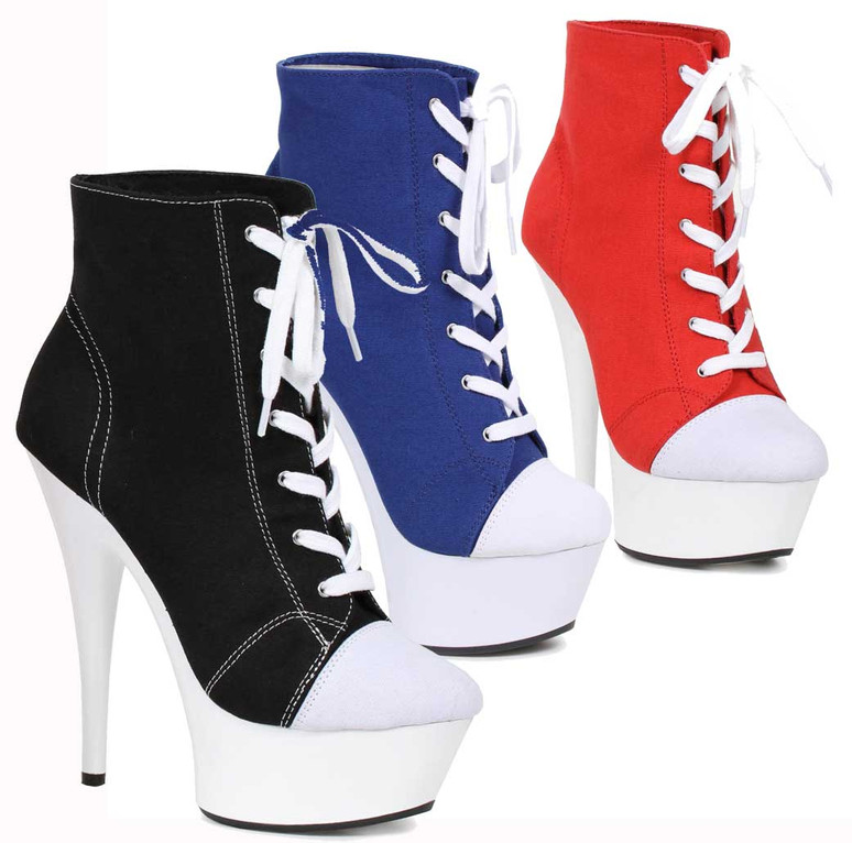 sneaker heel boots