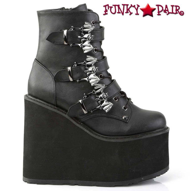 funky black boots