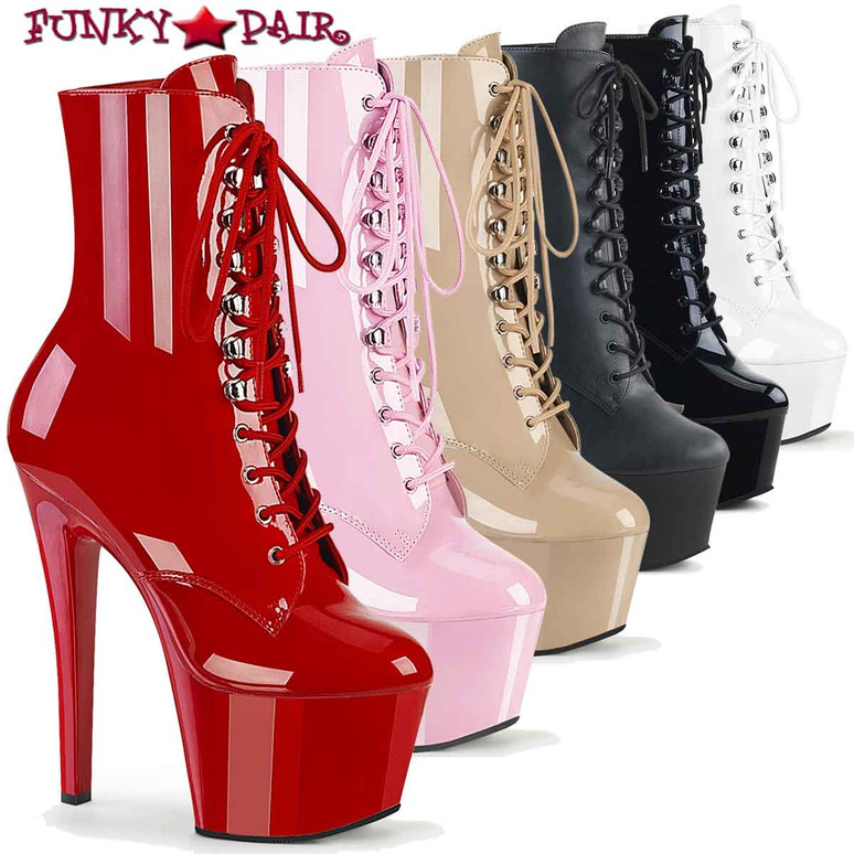 Sky-1020, 7 Inch Lace up Ankle Boots