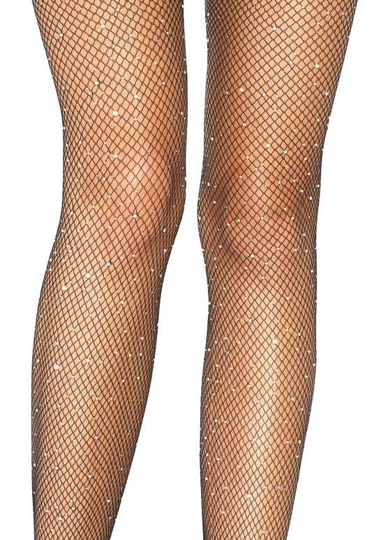 LA9108, Crystalized Fishnet Suspender 