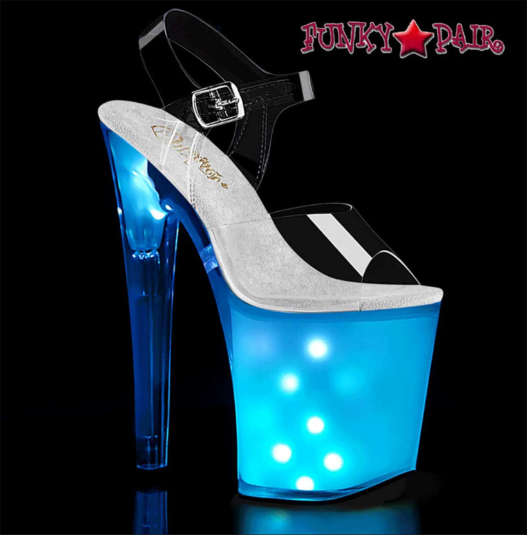 Pleaser Discolite-808, Ankle Strap 