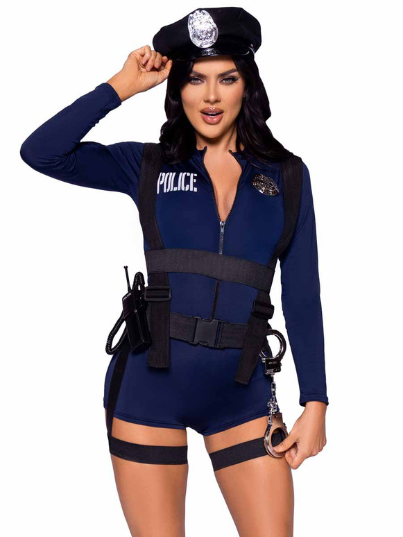 LA87135, Handcuff Hottie Costume By Leg Avenue