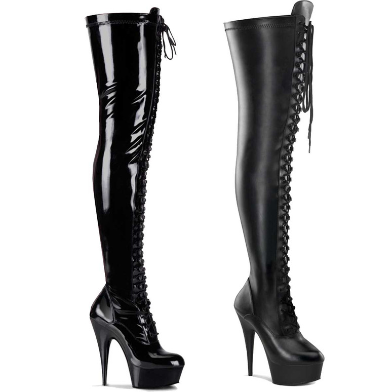 stripper knee high boots