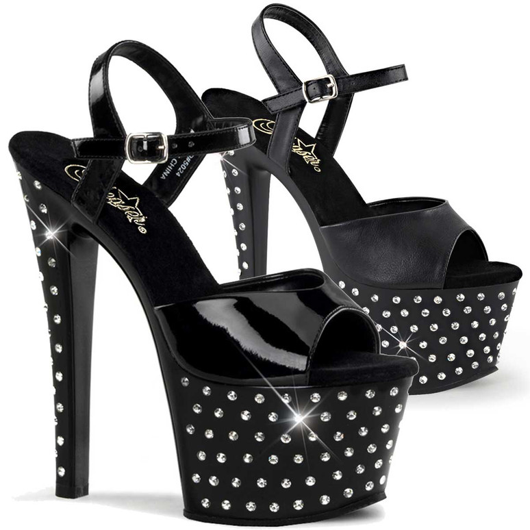 Pleaser Stardust-709, 7 inch high heel 
