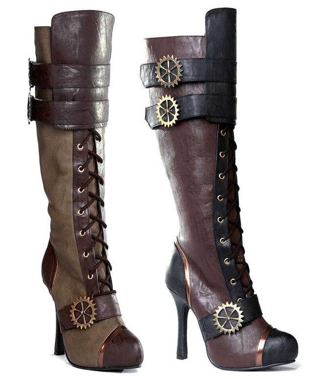 steampunk booties