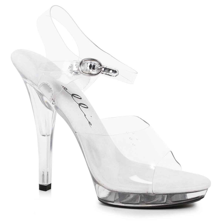 clear wedding shoes